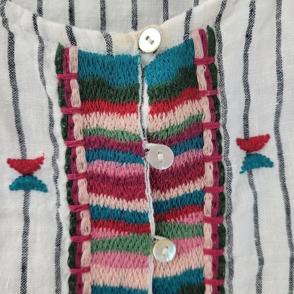 ZARA boho peasant blouse - Picture 4 of 9
